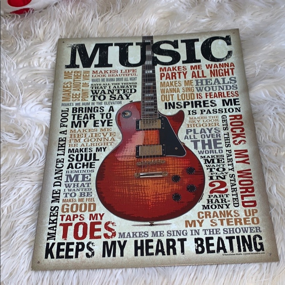 Metal sign from hobby lobby